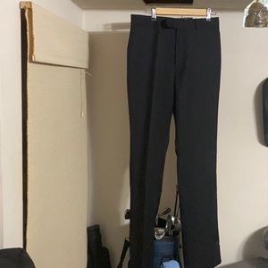 Tommy Hilfiger black 100% worsted wool